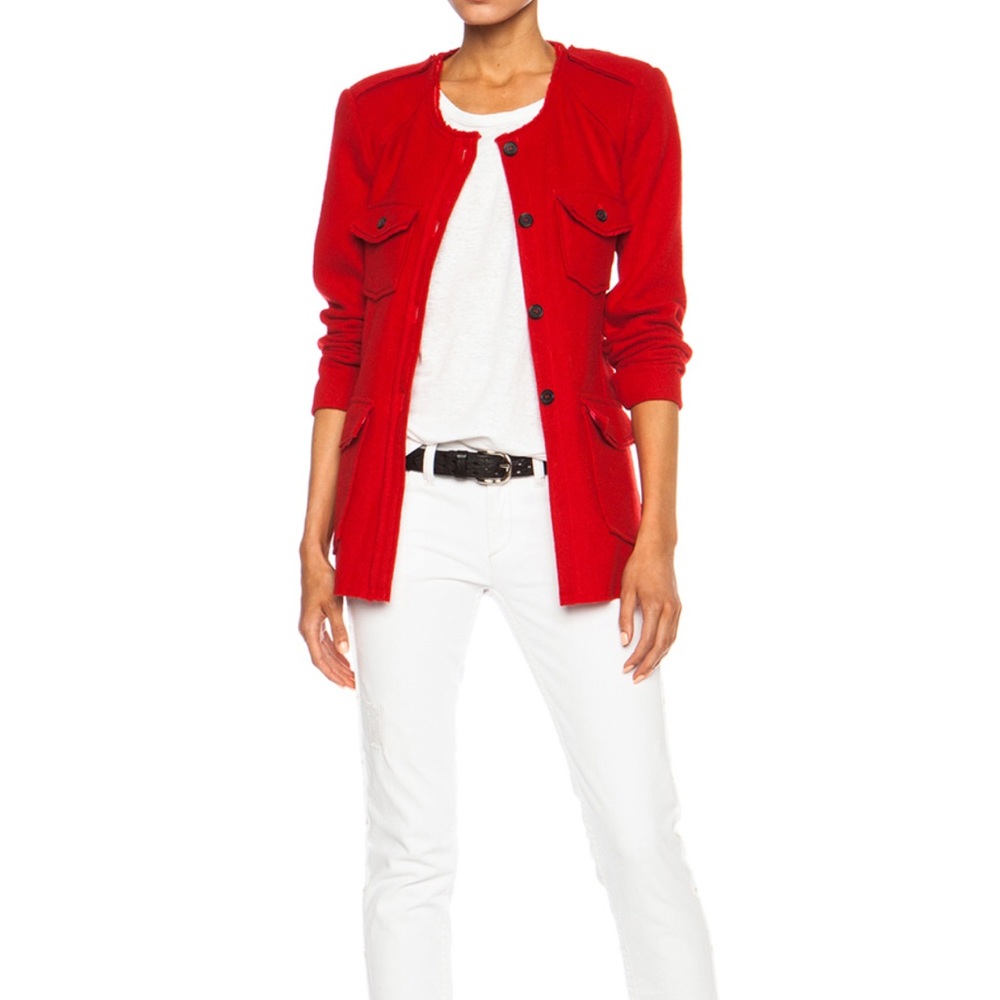 Isabel Marant Red Wool Blazer